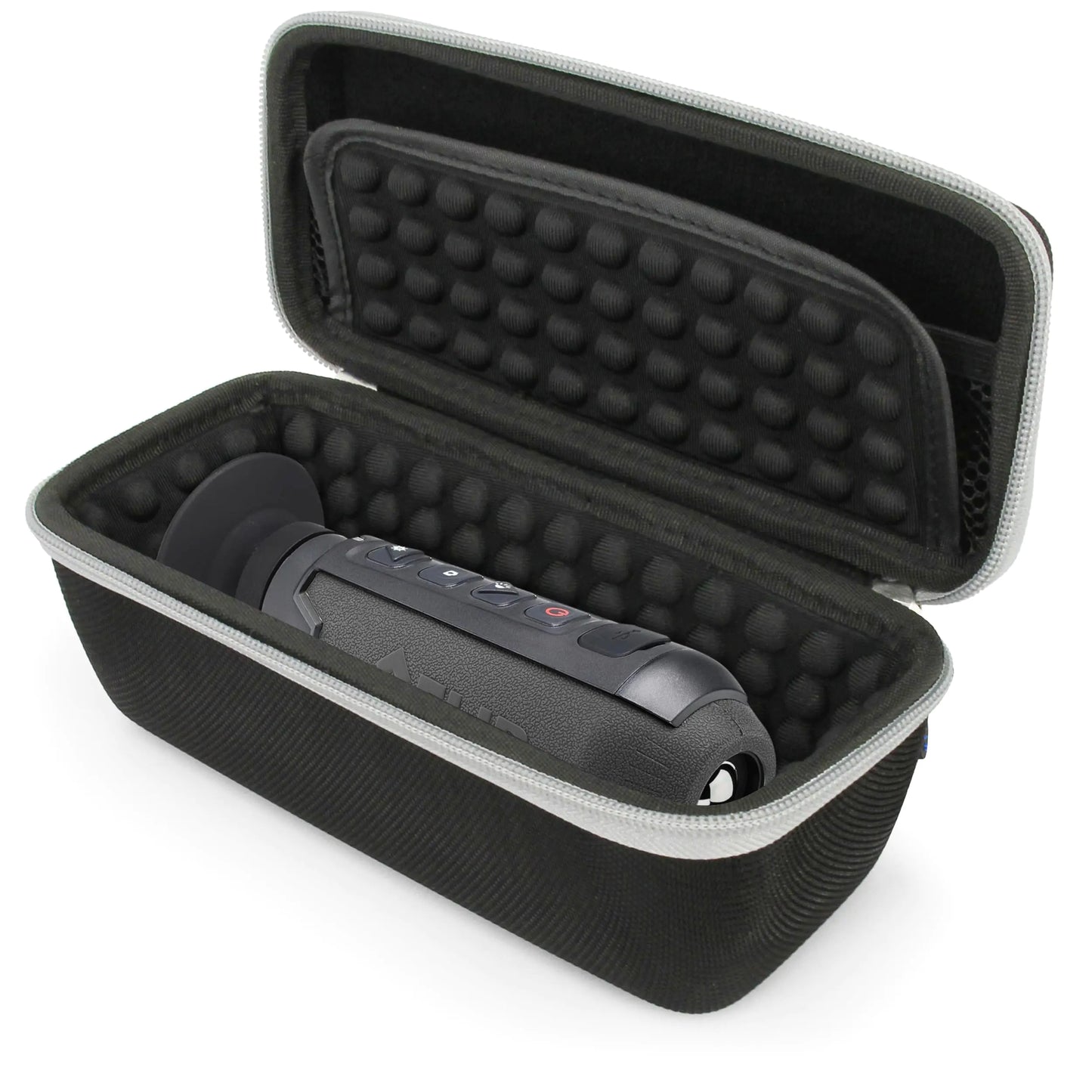 CASEMATIX Thermal Vision Monocular Case Compatible with Flir Scout TKx Thermal Monocular for Hunting and Night Vision Scopes - 8.5" x 4.0" x 3.5"