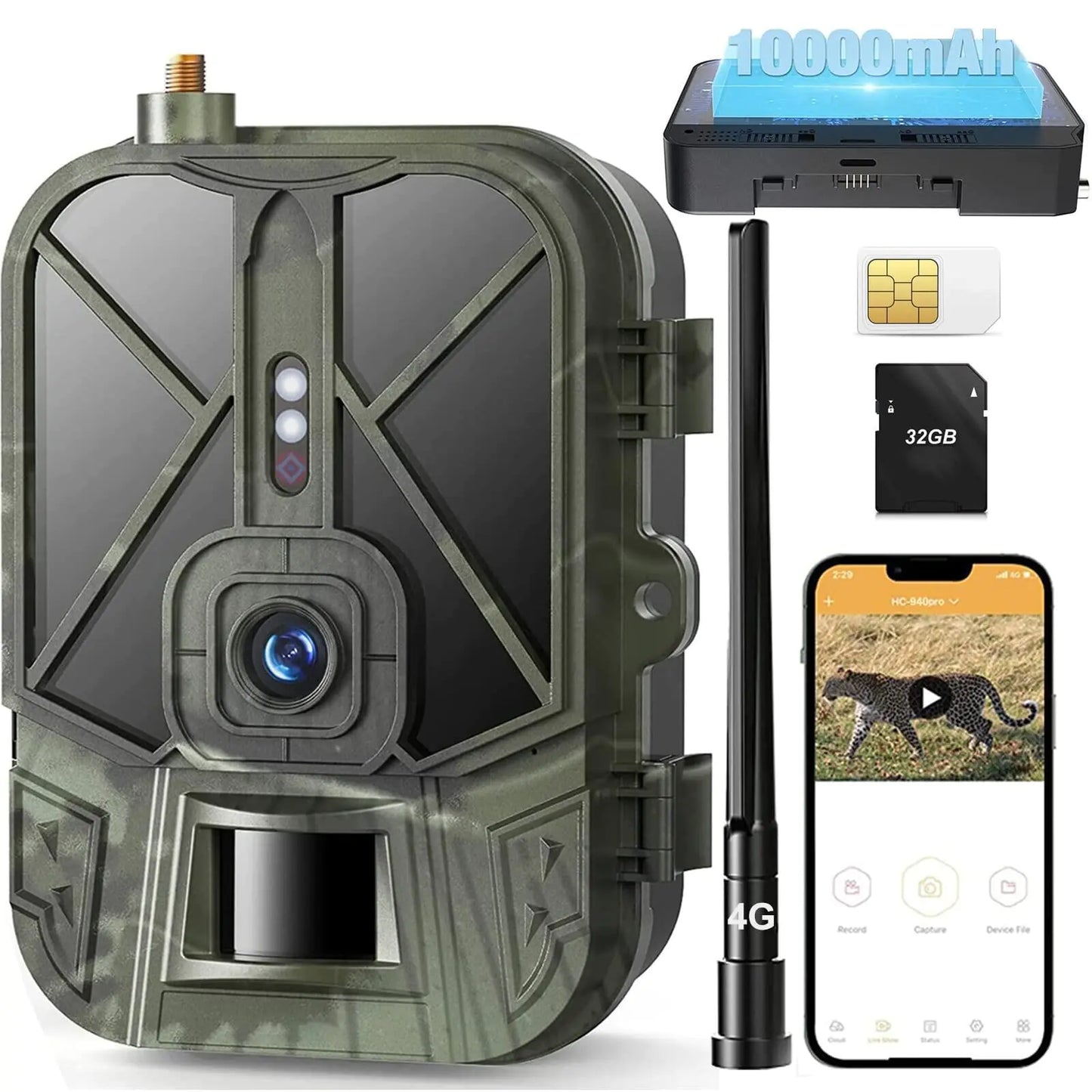 4G HD Night Vision Waterproof Hunting Camera HC940PROLI