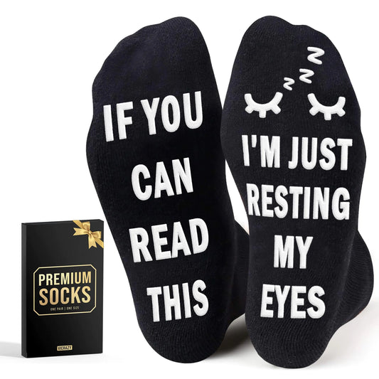 VICRAZY Birthday Gifts for Dad Grandpa Dad Birthday Gift from Daughter Son for Christmas Father Day - Funny Gifts for Dad - Stocking Stuffers for Him - Men Socks Novelty Socks for Men