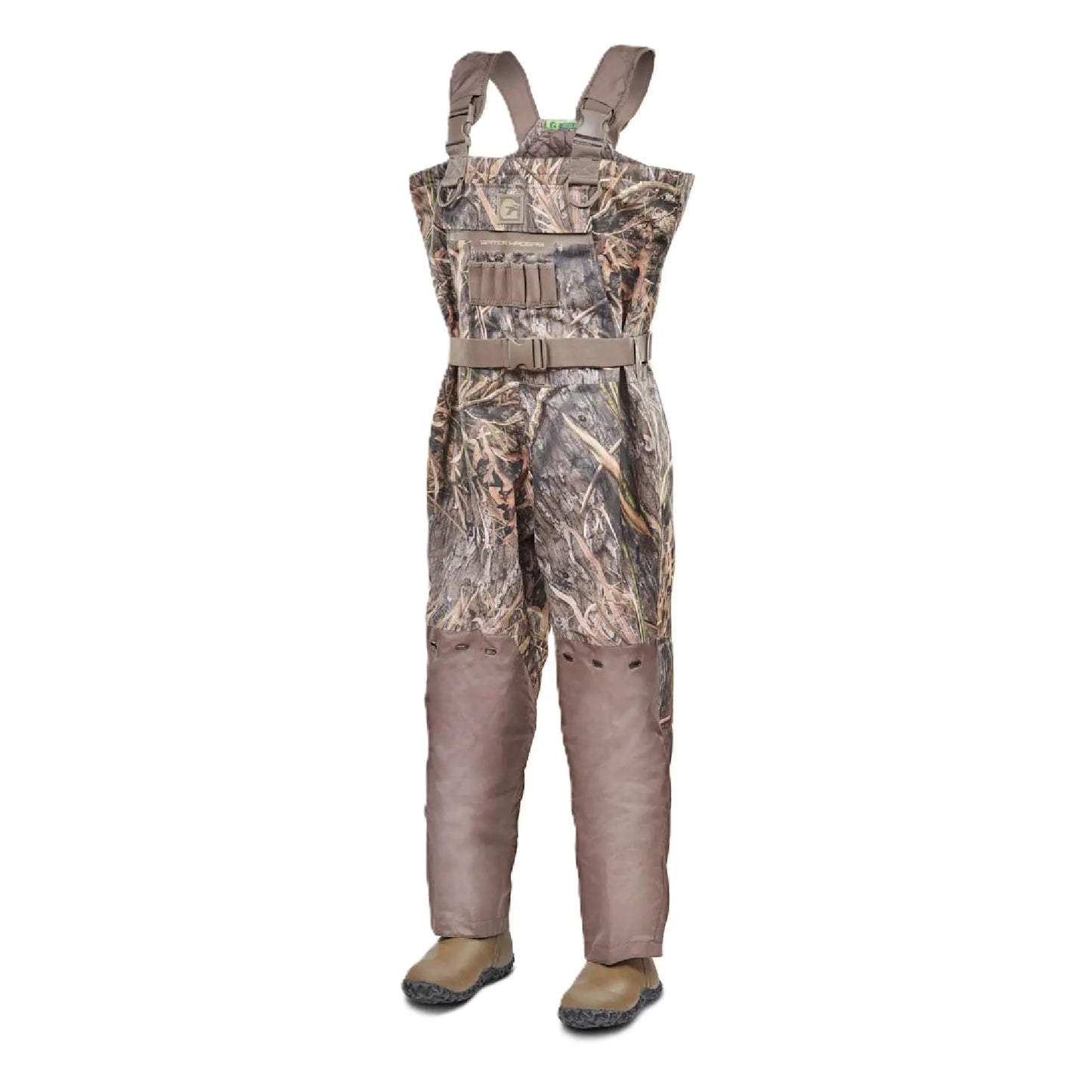 Gator Waders Mens Shield Insulated Waders | Waterfowl Hunting Waterproof Breathable Insulating Chest Waders with Insulated Boots Mossy Oak Habitat S11
