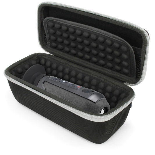 CASEMATIX Thermal Vision Monocular Case Compatible with Flir Scout TKx Thermal Monocular for Hunting and Night Vision Scopes - 8.5" x 4.0" x 3.5"
