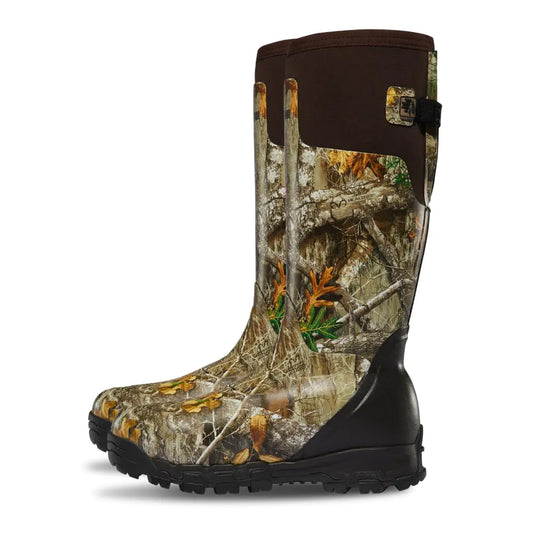 LaCrosse Alphaburly Pro 18" Insulated Hunting Boots for Men Featuring Waterproof Rubber 1600G Thinsulate and EVA Footbed Realtree Edge - 14 M