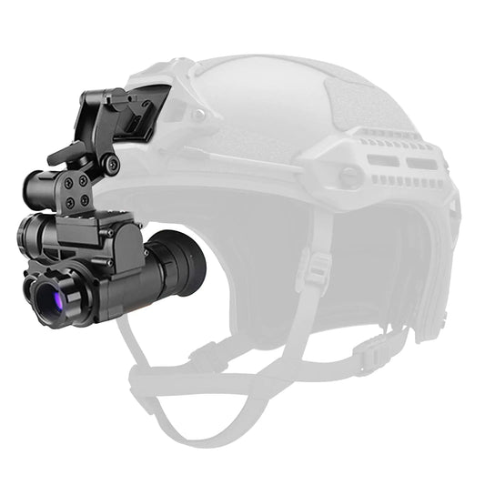 Helmet Mounted Night Vision MonocularInfrared NVG Night Vision Goggles 3X Digital Zoom Visual Distance 200m 17.5mm Focal Lens for Outdoor Night Vision Hunting