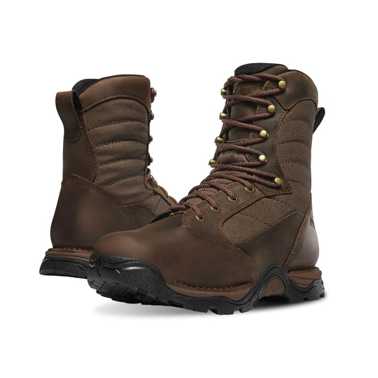 Danner Pronghorn 8” Hunting Boots for Men - Waterproof Gore-Tex and Full-Grain Leather Cushion Midsole Torsion Shank and Vibram Traction Outsole Brown - 12 D